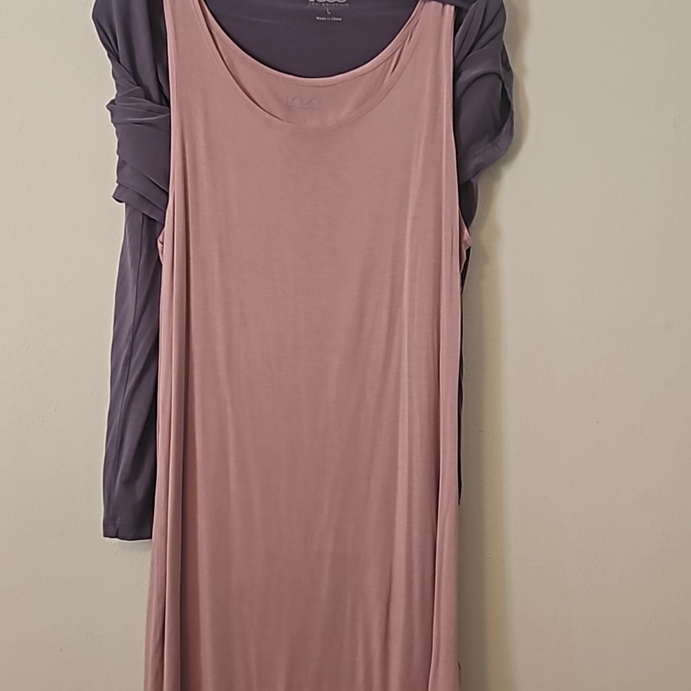 Logo by Lori Goldstein twin set Mock Turtleneck top with tank - Picture 7 of 12